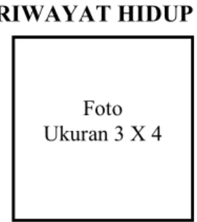 Foto  Ukuran 3 X 4 