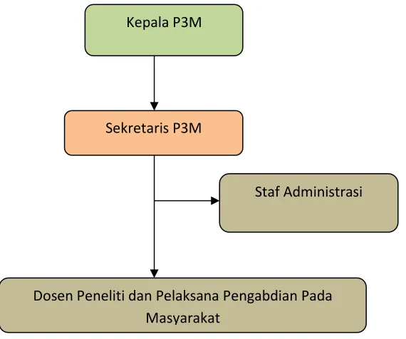 Gambar 2.1. Struktur Organisasi P3M 