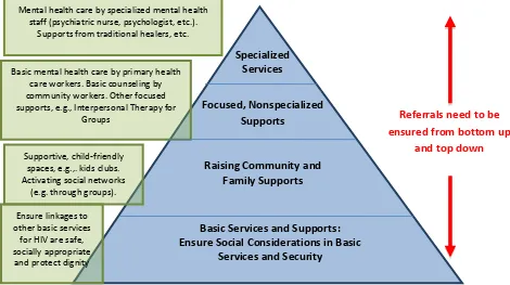 Figure 4: Psychosocial Intervention Pyramid 