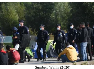 Gambar 3. Pembersihan Kamp Imigran Baru di Calais 
