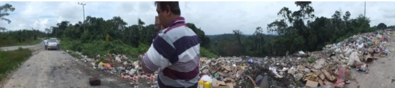 Gambar 1 Kondisi pembuangan akhir sampah sementara saat ini di Wilayah Kepoh Maksud, Tujuan dan Sasaran Kegiatan