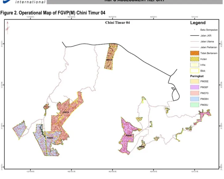Figure 2. Operational Map of FGVP(M) Chini Timur 04 