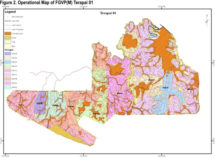 Figure 2. Operational Map of FGVP(M) Terapai 01 