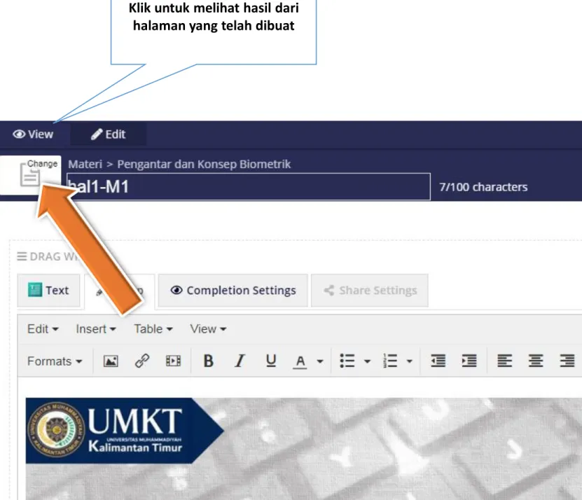 gambar slide yang ada dimateri. 