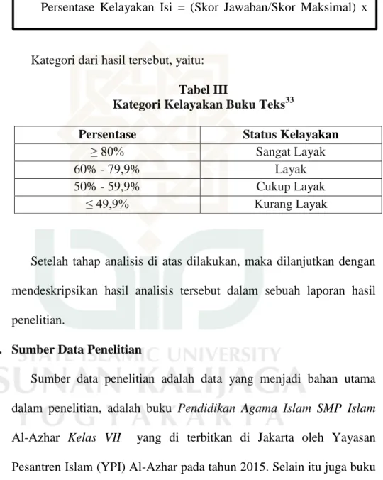 Tabel III 