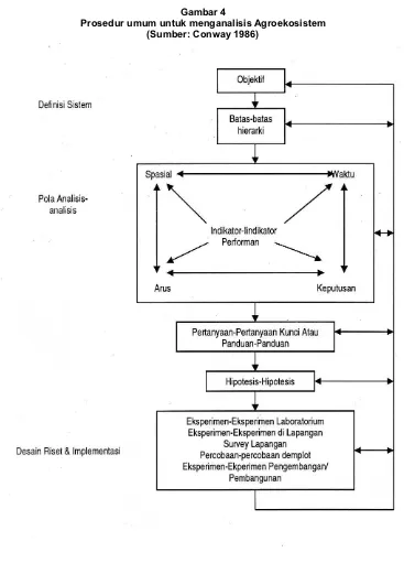 Gambar 4Prosedur umum untuk menganalisis Agroekosistem