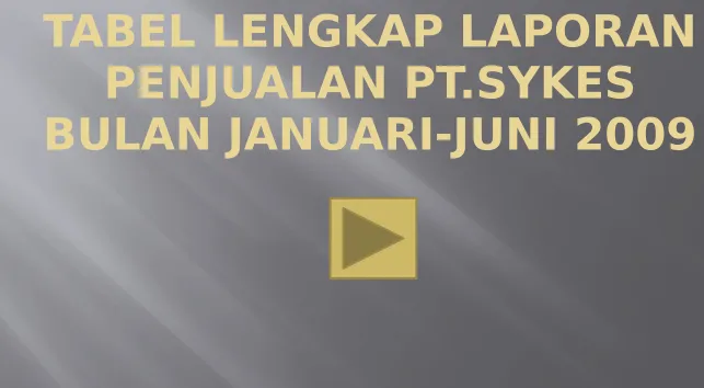 TABEL LENGKAP LAPORAN 