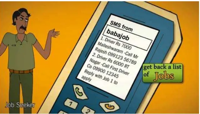 Figure 7: Still from BabaJob promotional video
