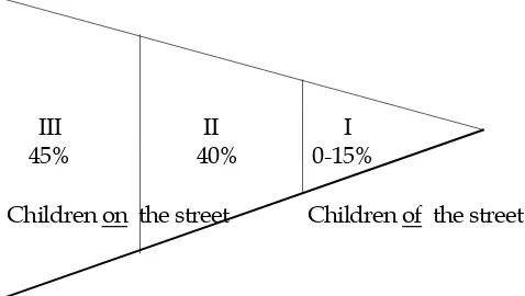 Gambar 1: Diagram kelompok anak jalanan 