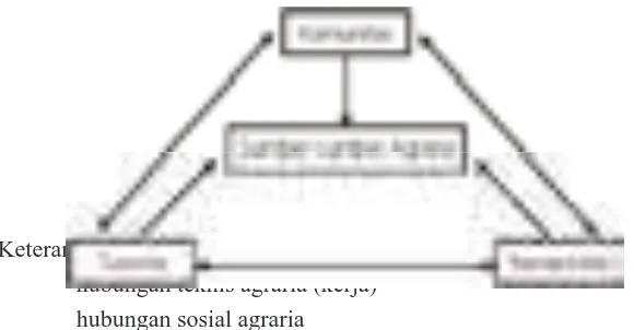 Gambar 1. Lingkup Hubungan-hubungan Agraria