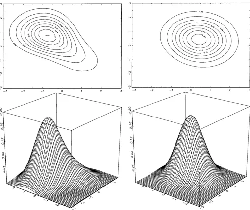 Figure 2.Bivariate Flexible Parametric Density,and �01 D .1, �10 D .1, �11 D 0.