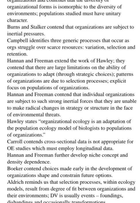 Table 1. Theories of Change and Historical Development.