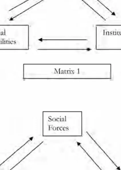 Figure 1. Matrices: Configurations of Forces (Cox 1981: 136, 138)  