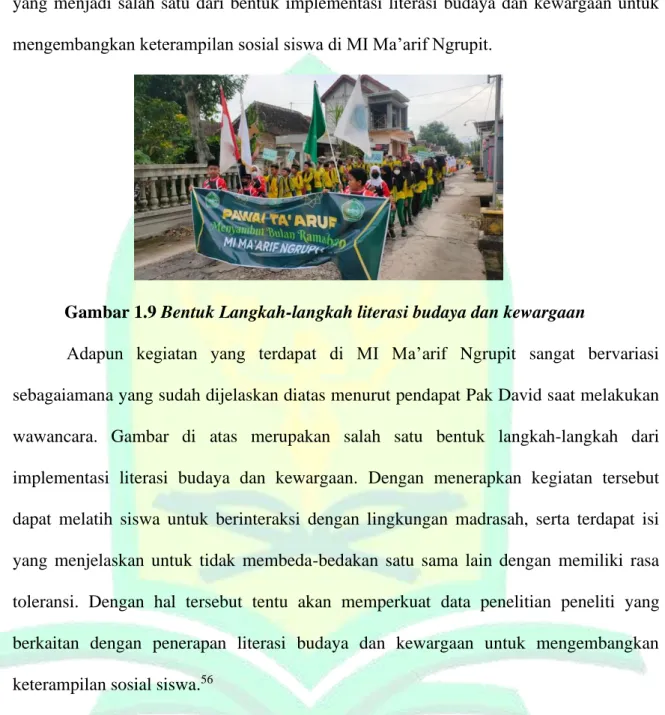 IMPLEMENTASI LITERASI BUDAYA DAN KEWARGAAN UNTUK MENGEMBANGKAN ...