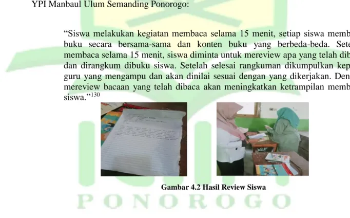 Gambar 4.2 Hasil Review Siswa