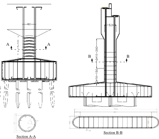 Table 2 shows the results of the analysis of both bridge piers above. The moment capacity of Greenwood  bridge  pier  sections  shows  that  the  prediction  moment  based  on  confinement  model  of  Mander  is  the  highest compared with the prediction m