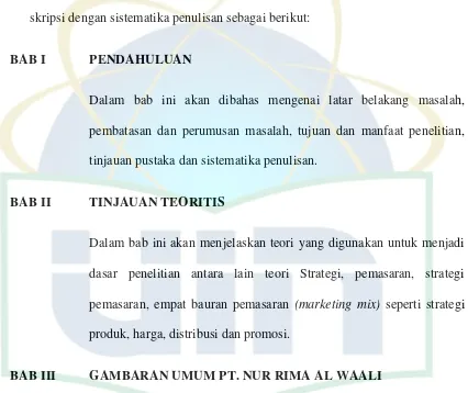 GAMBARAN UMUM PT. NUR RIMA AL WAALI 