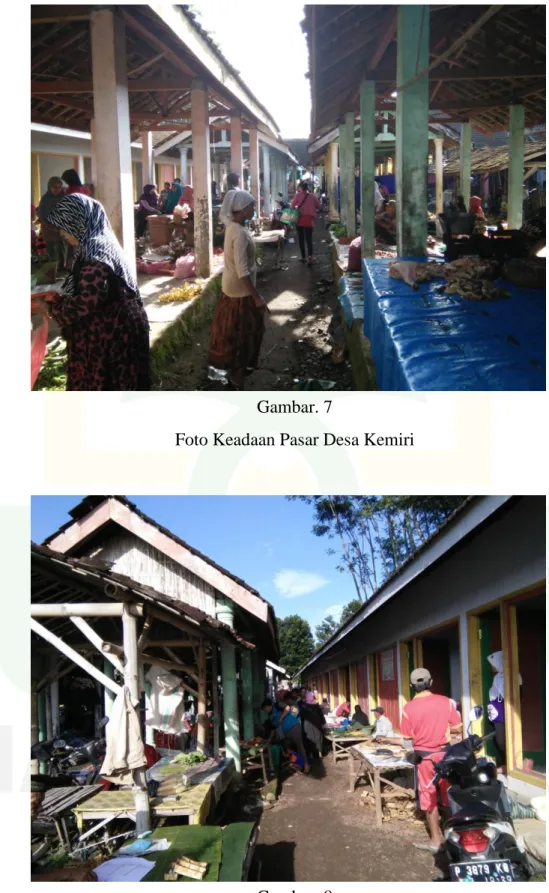 Foto Keadaan Pasar Desa Kemiri 