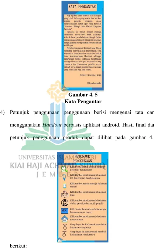 Gambar 4. 5  Kata Pengantar 