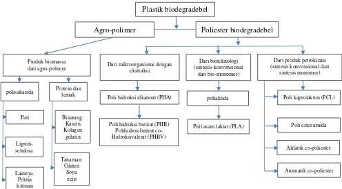 Gambar 2.1 Diagram Klasifikasi Plastik Biodegradabel 
