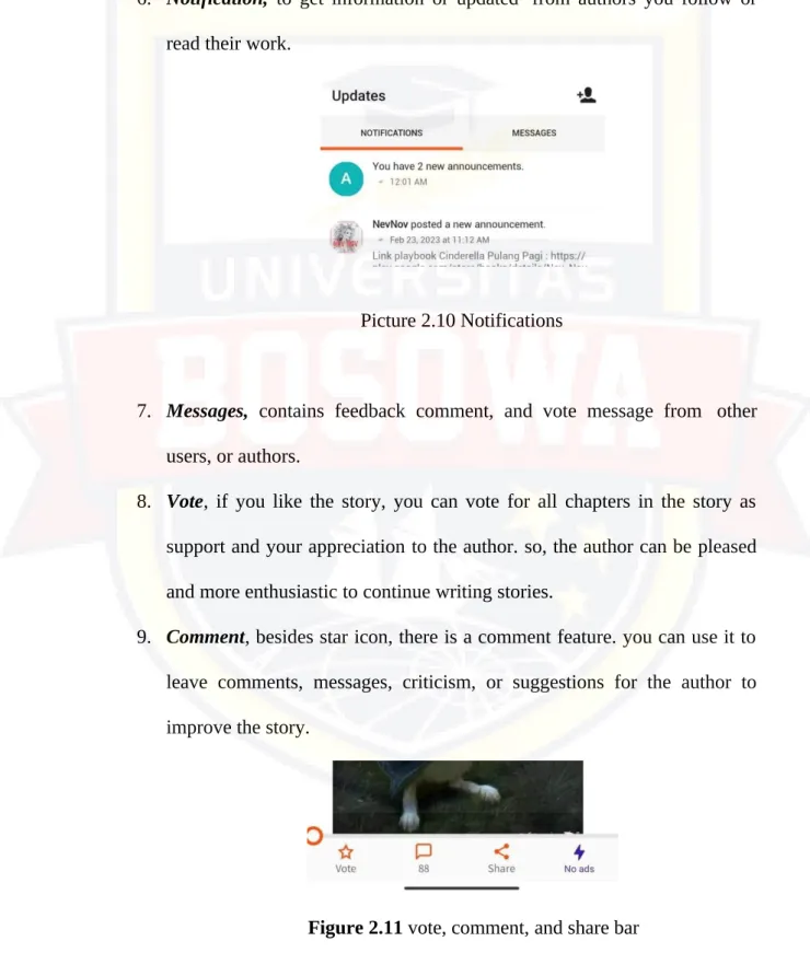 Figure 2.11 vote, comment, and share bar
