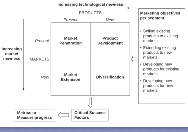 Figure 12.6 Ansoff matrix