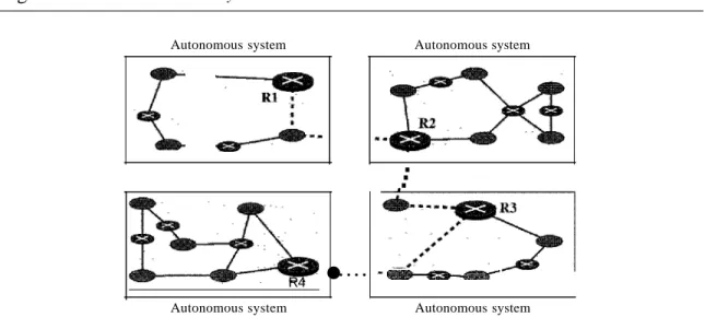 Figure 22.12 Autonomous systems