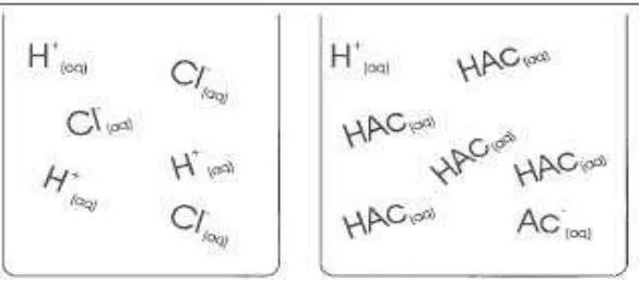 Fig. 14: Beaker model of the neutralization of hydrochloric acid by sodium hydroxide 