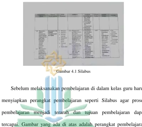 Gambar 4.1 Silabus 