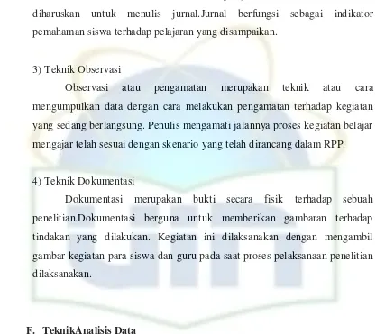 gambar kegiatan para siswa dan guru pada saat proses pelaksanaan penelitian 