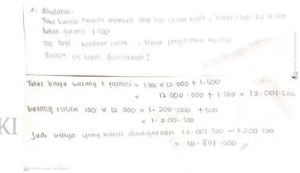 Gambar 4.4 Hasil pemecahan S1 pada soal 2 
