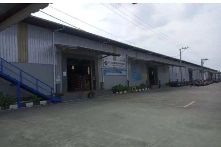 Gambar 2.1. Bangunan Pabrik PT. Taewon Indonesia Cab. Tegal  (Sumber: Dokumentasi kerja) 