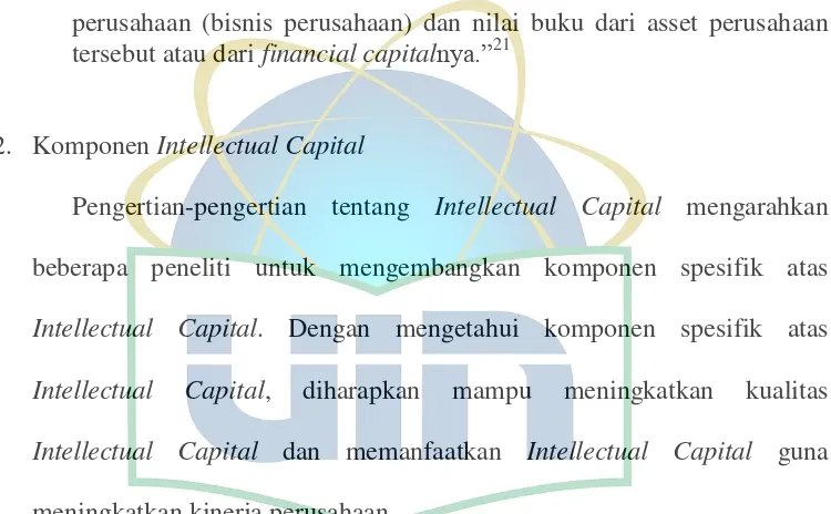 Tabel Klasifikasi Tabel 2.2 Intellectual Capital 
