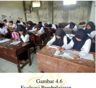 Gambar 4.6  Evaluasi Pembelajaran 