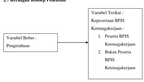 Gambar 2.2 Kerangka Konsep Penelitian 