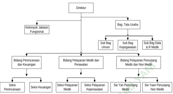 Gambar 4. 1 Struktur Organisasi RSUD Wonosari 