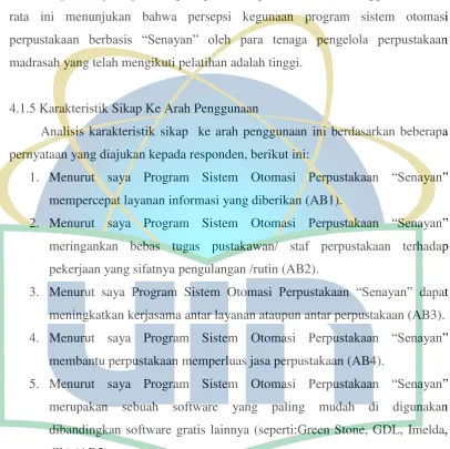 Tabel 4.6 Analisis Deskriptif  