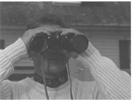 Figure 1.4 The Birds: a close shot of 'Mitch seeing'; the disruption of  alternation (shot 57)