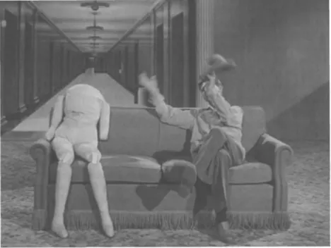 Figure 2.2 Cosmo (Donald O'Connor) dances in Singin' in the Rain. A  demonstration of perspective as ideology? 