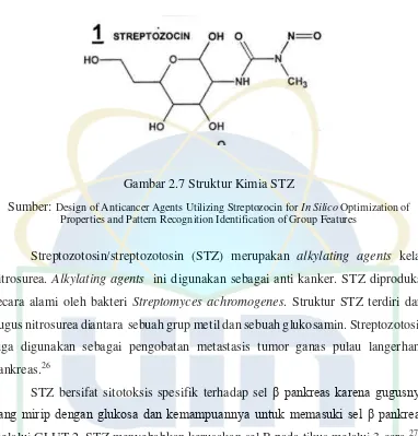 Gambar 2.7 Struktur Kimia STZ 