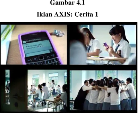 Gambar 4.1 Iklan AXIS: Cerita 1 
