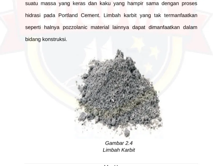 Gambar 2.4  Limbah Karbit 