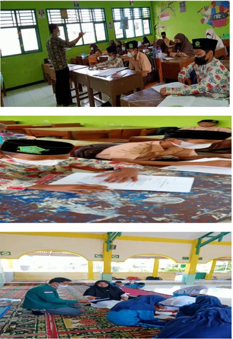 FOTO SAAT PENYEBARAN ANGKET 