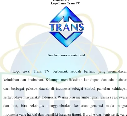  Gambar 1.9    Logo Lama Trans TV 