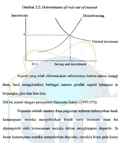 Gambar 2.2: Determinants of real rate of interest 