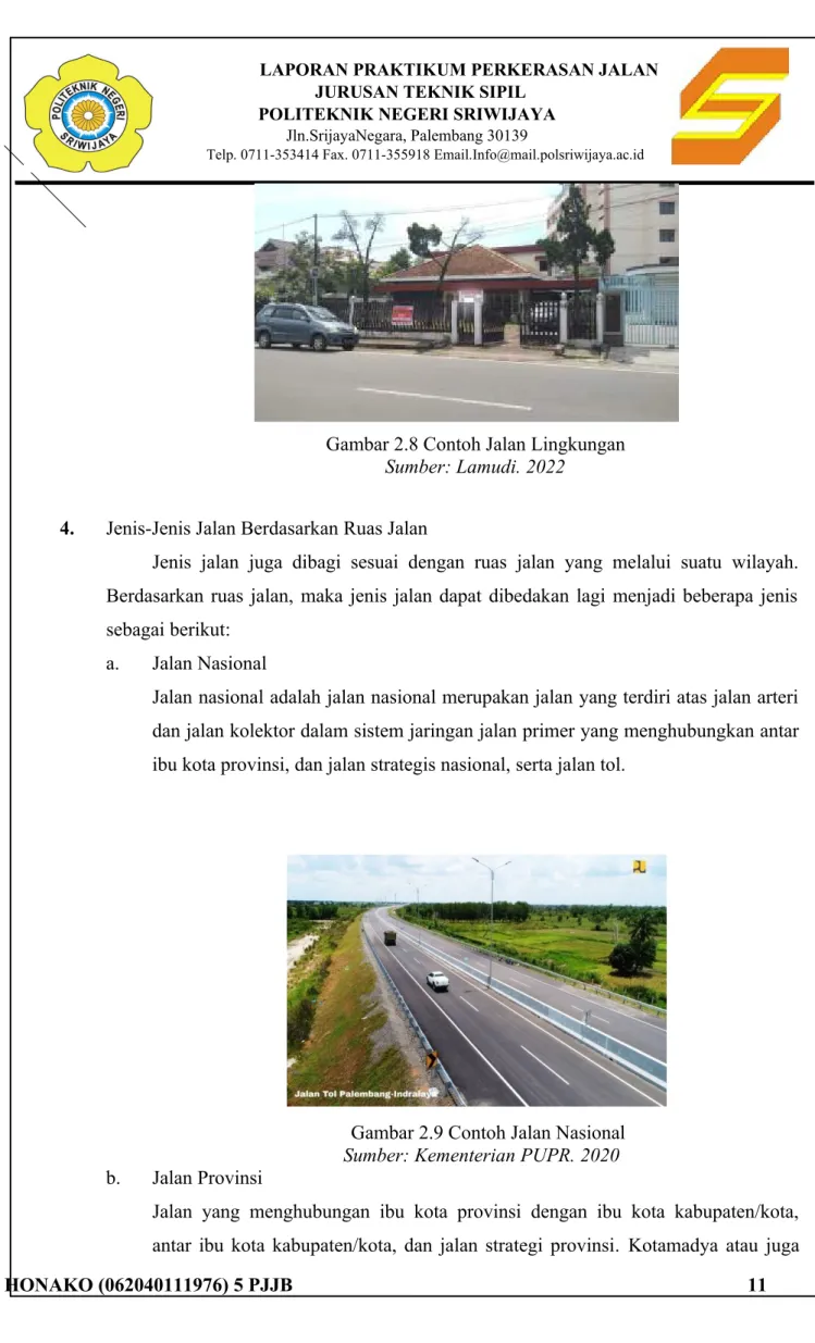 Gambar 2.8 Contoh Jalan Lingkungan Sumber: Lamudi. 2022