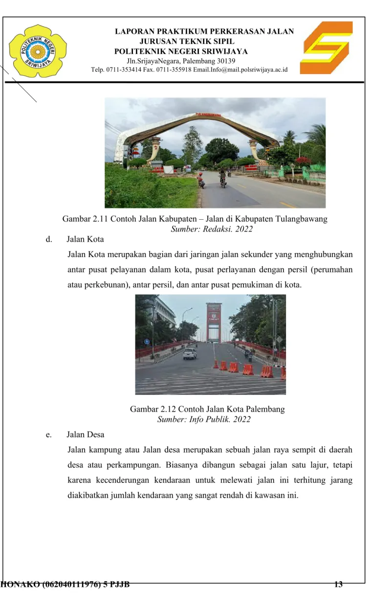 Gambar 2.11 Contoh Jalan Kabupaten – Jalan di Kabupaten Tulangbawang Sumber: Redaksi. 2022