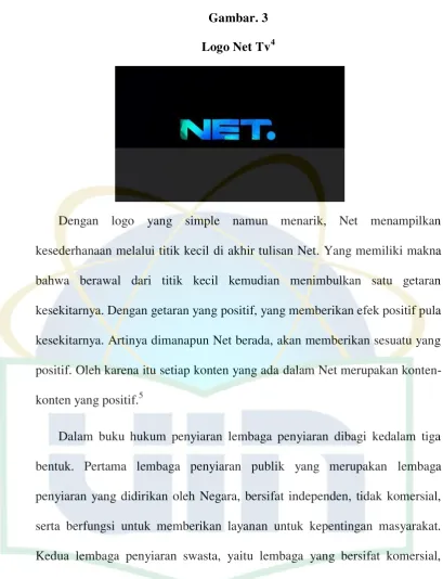 Gambar. 3 Logo Net Tv4 