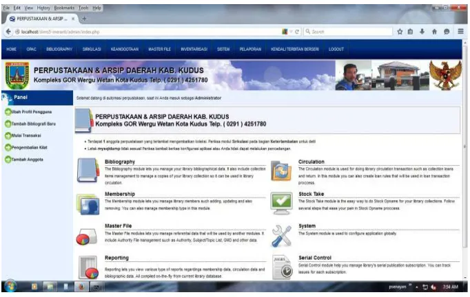 Gambar 2Program Automasi Perpustakaan Pada Kantor Perpustakaan dan Arsip Daerah 