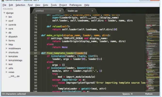 Gambar 1 : Sublime Text Editor